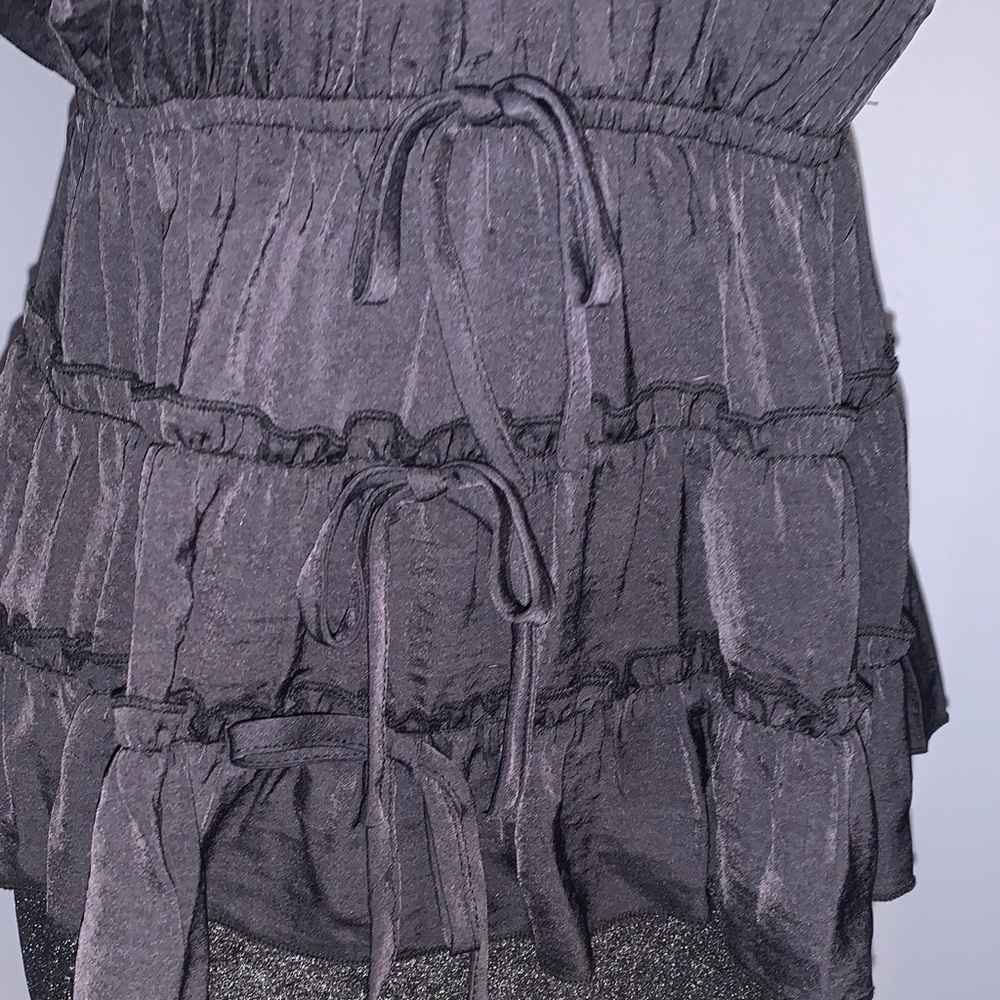 NEW- FUN & Elegant Black Ruffled Camisole Top All In One! - Picture 7 of 13